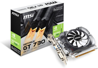 

MSI NVIDIA N730 4 GB DDR3 Graphics Card(Black)
