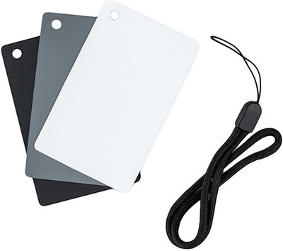 

JJC 3 in 1 Grey/White Balance Set GC-2 8.5 cm x 5.4 cm Grey Card(Pack of 4)