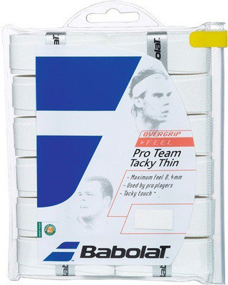 

Babolat Pro Team Tacky Touch Grip(White, Pack of 12)