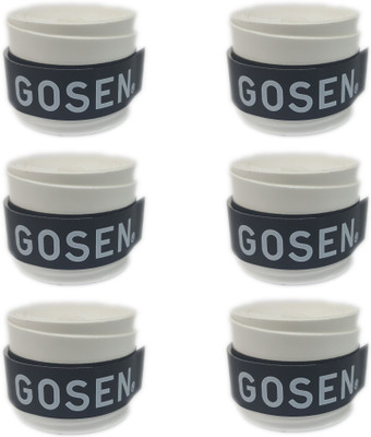 

Gosen OG106 Set Of 6 Super Tacky Grip(White, Pack of 6)
