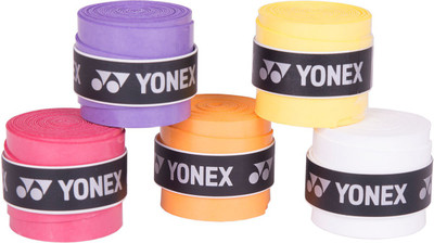 

Yonex ET 901 E Super Smooth Tacky Grip(Multicolor, Pack of 5)