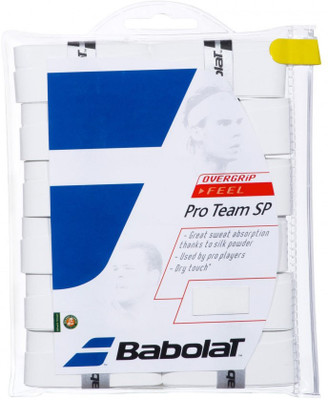 

Babolat Pro Team SP Tacky Touch Grip(White, Pack of 12)