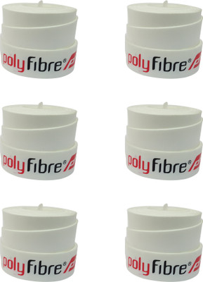

Polyfibre Omni Set Of 6 Smooth Tacky Grip(White, Pack of 6)