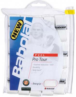

Babolat Pro Tour Tacky Touch Grip(White, Pack of 30)