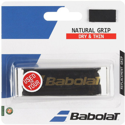 

Babolat Natural Leather Tacky Touch Grip(Black, Pack of 1)