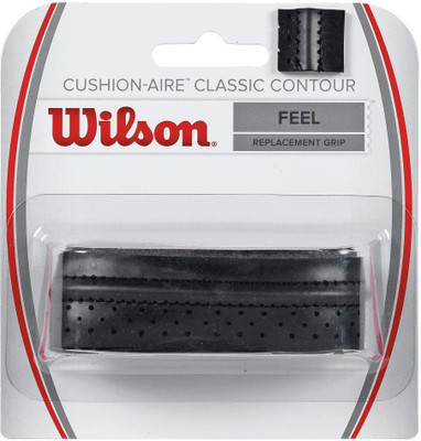 Wilson Cushione-Aire Classic Contour Smooth Tacky Grip(Black, Pack of 1)