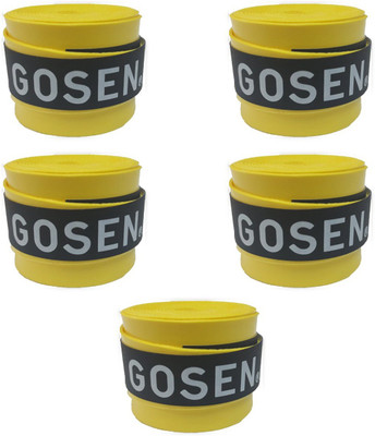 

Gosen OG106 Super Tacky Grip(Yellow, Pack of 5)