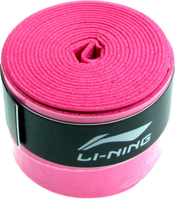 Li-Ning Badminton Racket Smooth Tacky Grip(Pink, Pack of 1)