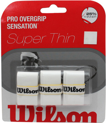 

Wilson Pro Overgrip Sensation(White, Pack of 3)