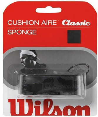 

Wilson Cushion-Aire Classic Sponge Smooth Tacky Grip(Black, Pack of 1)