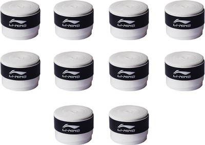 

Li-Ning GP-20 White pack of 10 Tacky Touch Grip(White, Pack of 10)