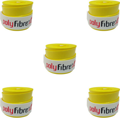 

Polyfibre Omni Set Of 5 Smooth Tacky Grip(Yellow, Pack of 5)
