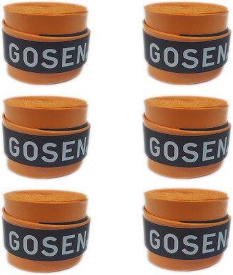 

Gosen OG106 Set Of 6 Super Tacky Grip(Orange, Pack of 6)
