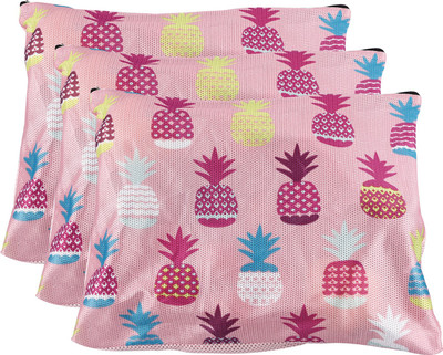 

Nostaljia Pack of 3 Grocery Bags(Pink)