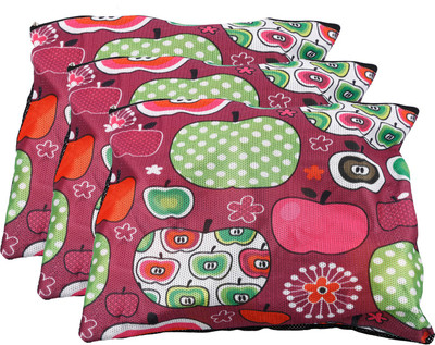 Nostaljia Pack of 3 Grocery Bags(Purple)