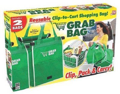 

EMSON Pack of 2 Grocery Bags(Green)
