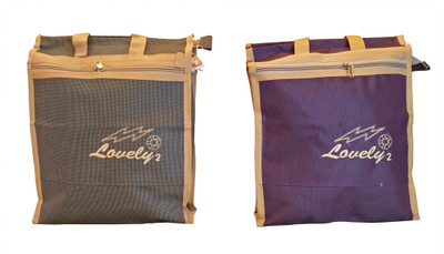 

Homekitchen99 CSM Combo of 2 Big Multipurpose Utility - Assorted Colors Pack of 2 Grocery Bags(Multicolor)