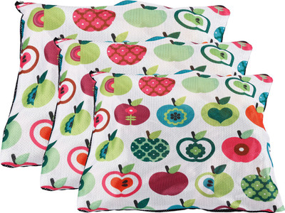 

Nostaljia Pack of 3 Grocery Bags(White)