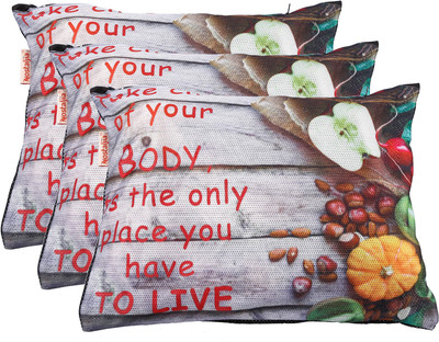 

Nostaljia Pack of 3 Grocery Bags(White)