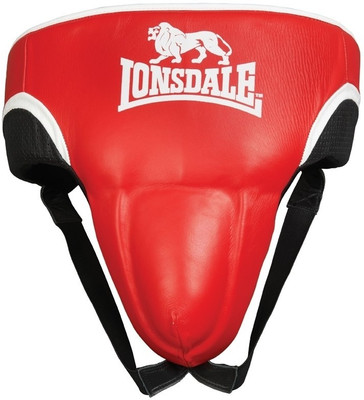 

Lonsdale Pro Style Leather MMA Abdominal Guard(, Red