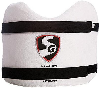 

SG Supalite Cricket Chest Guard(Black, Black;white