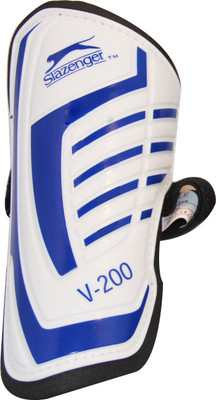 

Slazenger V200 Football Shin Guard(White, Blue, Blue;white