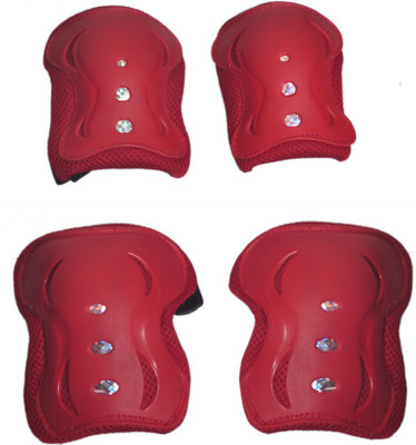

Dark Horse Protective Riding Gear Medium Red Skating Guard Combo(Red