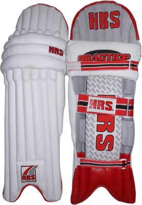 

HRS Practice Men's (39 - 43 cm) Batting Pad(White, Red, Senior, Men)