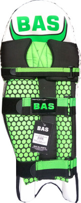 

BAS PRO Large Men's (44 - 48 cm) Batting Pad(White, Green, Men)