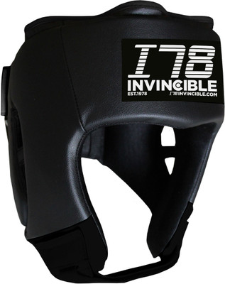

Invincible Amateur Training Headgear Boxing Head Guard(Black