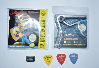NASIR ALI Alice007D-A Clutch Guitar Capo(Silver)