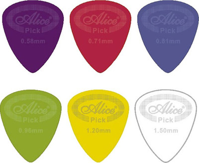 ALICE Projecting Nylon Guitar Pick(Pack of 6)