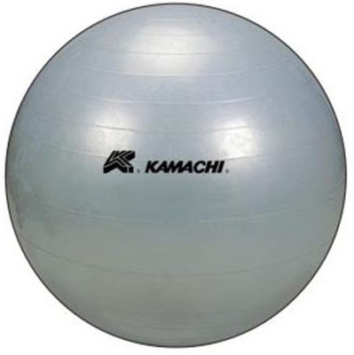 KAMACHI K Gymnastic Gym Ball(With Pump), Grey