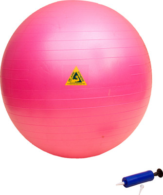 

De Jure Fitness Anti Bust Gym Ball(With Pump), Pink