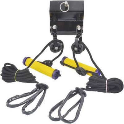 

ACM ACM Acupressure Yoga Gym rope exerciser (Black, Yellow) Resistance Band(Black, Yellow, Pack of 1)