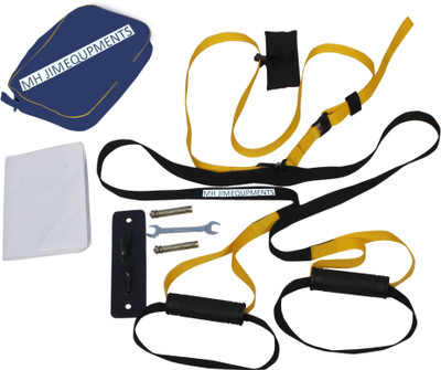 

Mh Jim Equipments SUSPENSION TRAINER Resistance Band(Black, Yellow)