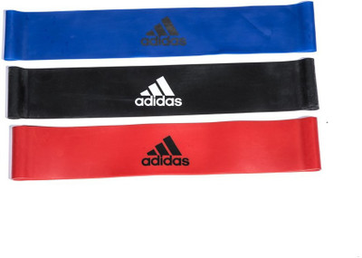

ADIDAS Small Power Band Fitness Band(Black, Red, Blue), Black;blue;red
