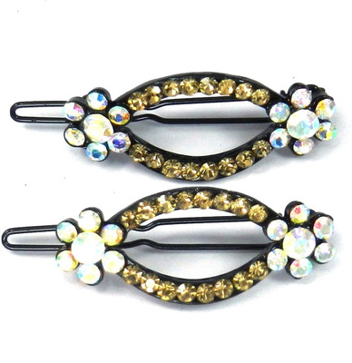 

SPM Pair Of Elegant New Hairclips69 Hair Clip(Multicolor)