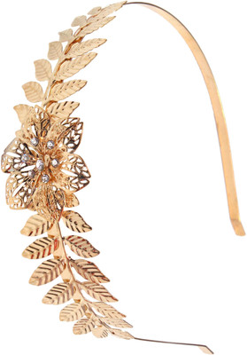 

My DT Lifestyle STONE STUDD LEAF STYLE METAL Hair Band(Gold)