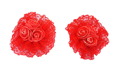 

BinnG RED ROSES Hair Clip(Red)