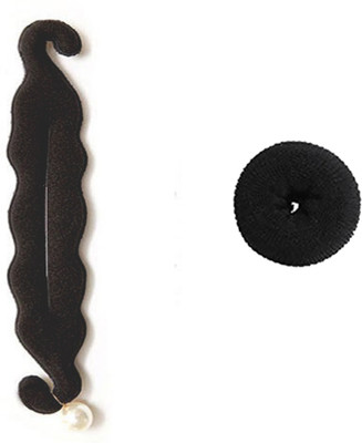 

HomeoCulture Pearl Attached Magic Bun Hair Accessory Set(Multicolor)