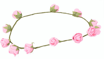 

Loops n knots Tiara Head Band(Pink)