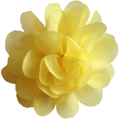

AkinosKIDS Adorable Lovely Chiffon Rose HairClip Hair Accessory Hair Clip(Yellow)