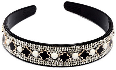

Ganive Decore Fascinating Hair Band(Black, Silver)