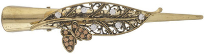 

Vama Fashions Indo Western Wedding Bridal Party Wear Hair Claw(Gold)