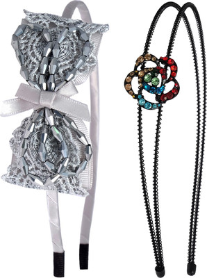 

Super Drool Glamorous Hair Accessory Combo Hair Band(Multicolor)