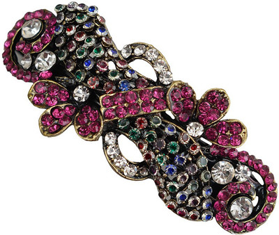 

Taj Pearl Designer Hair Clip(Yellow)