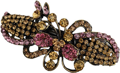 

Taj Pearl Designer Hair Clip(Yellow)