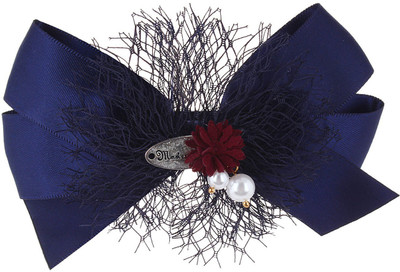 

Fayon Chic Stylish Navy Blue Flower Fashionable Hair Pin(Blue)
