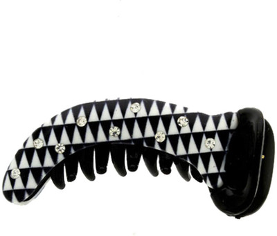 

Anuradha Art BN-242 Banana Clip(Black, White)